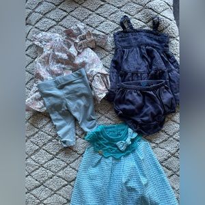 0-3 baby girl outfits in good condition